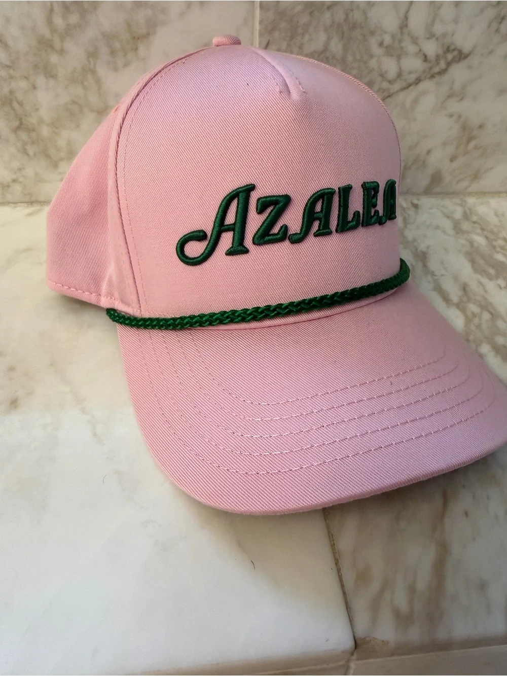 2026 Masters American Needle Azalea Pink Rope Hat Snapback NWOT